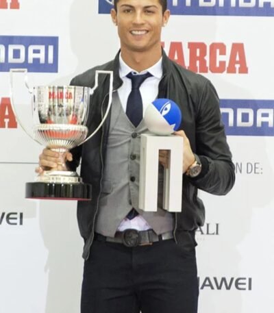 Cristiano Ronaldo Leather Jacket