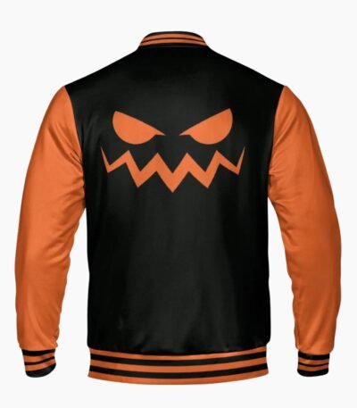 Custom Cosplay Pumpkin Halloween Week Orange Varsity