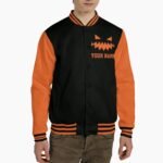 Custom Cosplay Pumpkin Halloween Week Orange Varsity