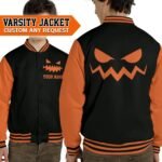 Custom Cosplay Pumpkin Halloween Week Orange Varsity