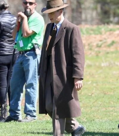 C﻿illian Murphy Oppenheimer Brown Trench Coat