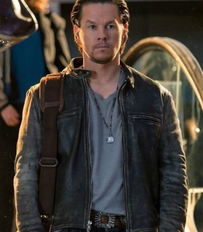 Daddys Home Black Decant Leather Jacket