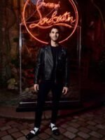 Darren Criss Black Leather Jacket