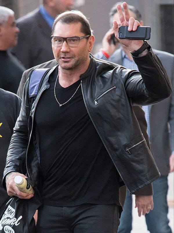 Dave Bautista Leather Jacket