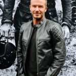 David Beckham Black Stylish Leather Jacket