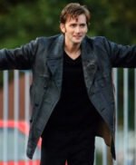 David Tennant Doctor Who Leather Trench Stylish Coat