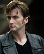 David Tennant Doctor Who Leather Trench Stylish Coat