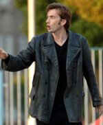 David Tennant Doctor Who Leather Trench Stylish Coat