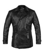 David Tennant Doctor Who Leather Trench Stylish Coat