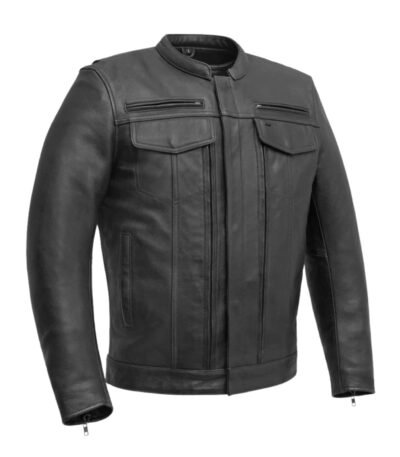 Decent Raider Men's Motorcycle Leather Jacket