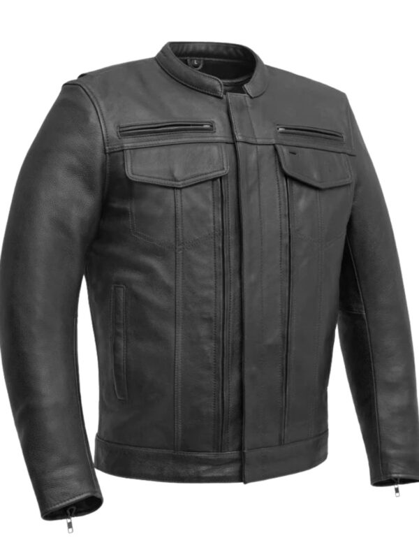 Decent Raider Men's Motorcycle Leather Jacket