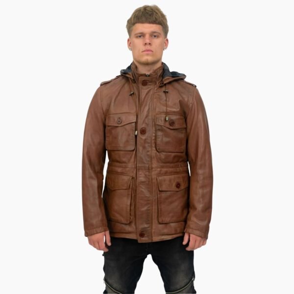 Duffle Jacket Coat Safari Detachable Hood Military