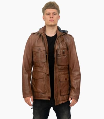 Duffle Jacket Coat Safari Detachable Hood Military