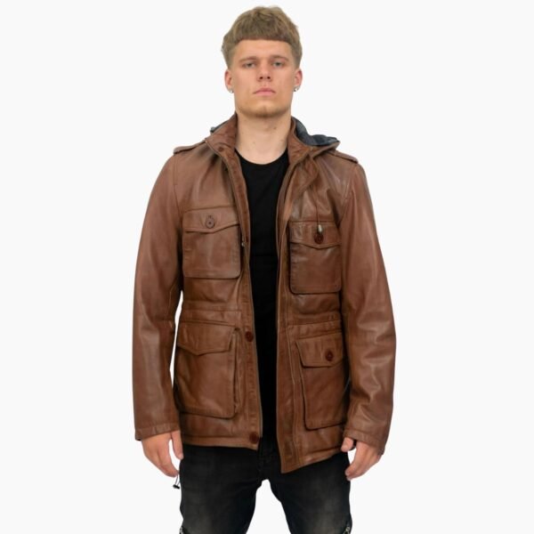 Duffle Jacket Coat Safari Detachable Hood Military