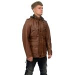 Duffle Jacket Coat Safari Detachable Hood Military