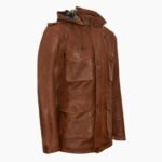 Duffle Jacket Coat Safari Detachable Hood Military