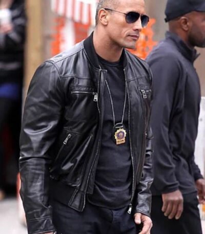 Dwayne Johnson The Other Guys Leather Jacket