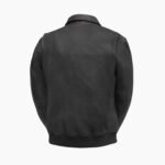 Elegant Moto Bomber Men's Leather Jacket