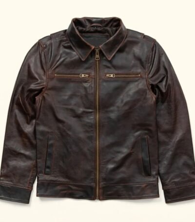 Elegant Vintage Leather Jacket