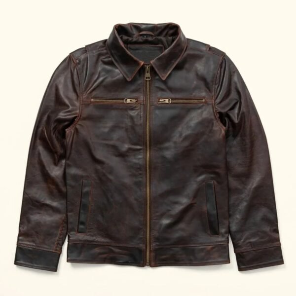 Elegant Vintage Leather Jacket