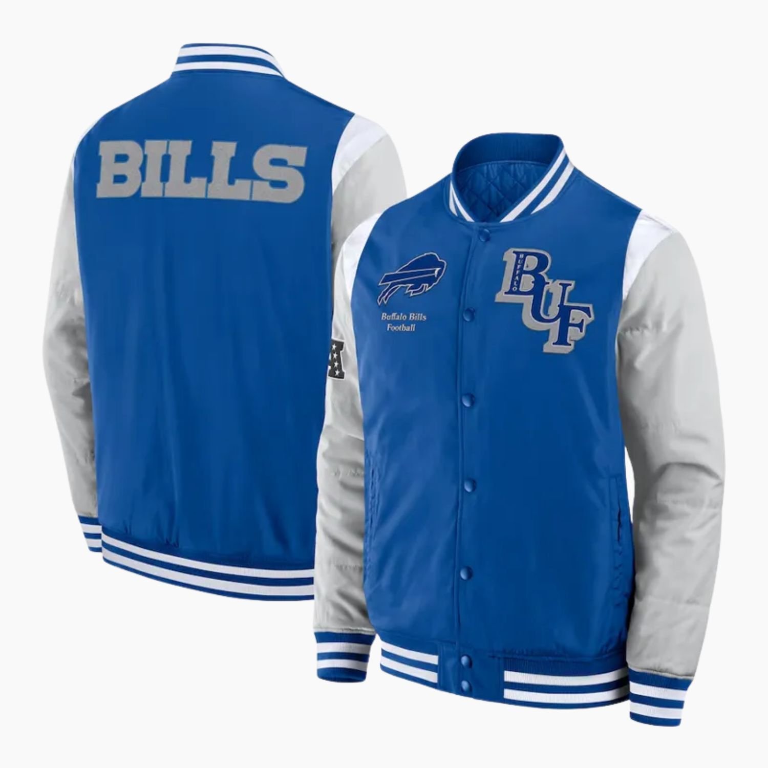 Elements Elite Buffalo Bills Royal Satin Jacket Elements Elite Buffalo Bills Royal Satin Jacket