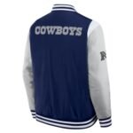 Elements Elite Dallas Cowboys Navy Satin Jacket