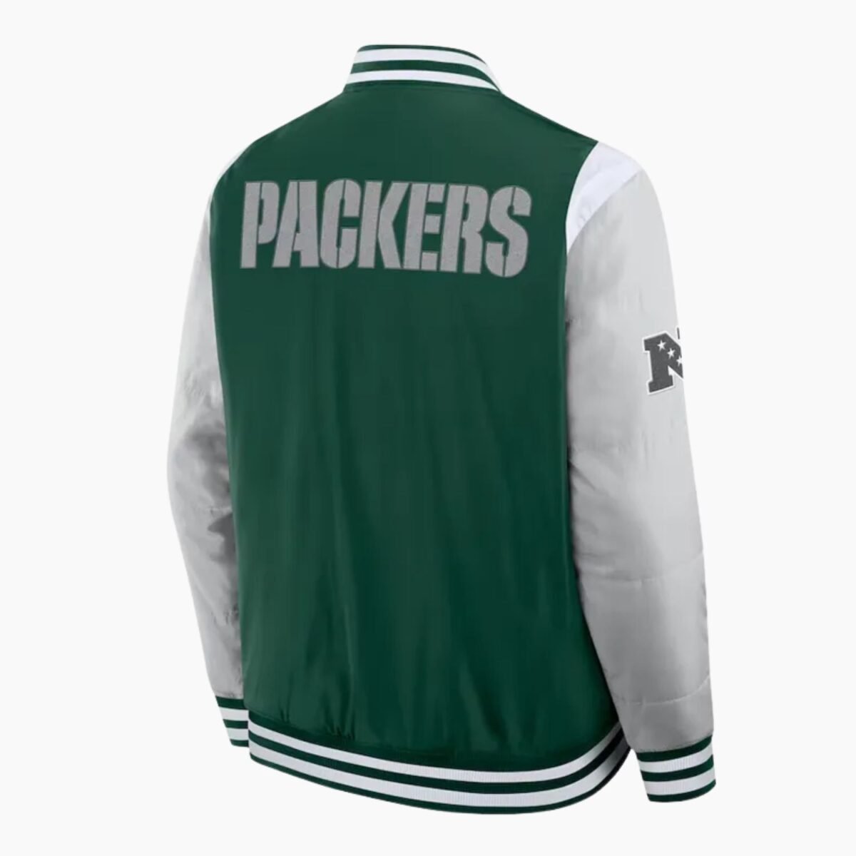Elements Elite Green Bay Packers Green Satin Jacket