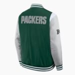 Elements Elite Green Bay Packers Green Satin Jacket