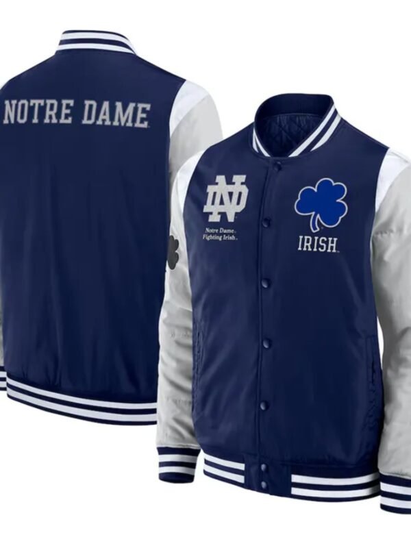 Elements Elite Notre Dame Fighting Irish Navy Stain Jacket