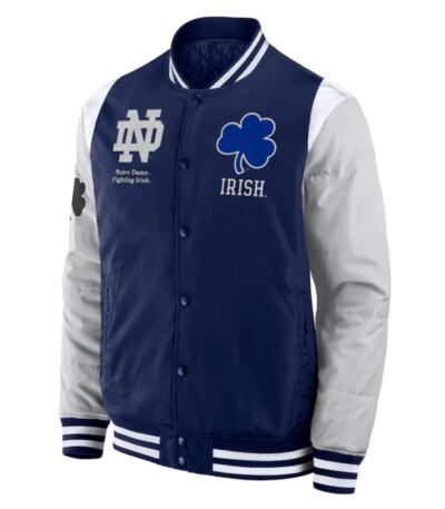 Elements Elite Notre Dame Fighting Irish Navy Stain Jacket