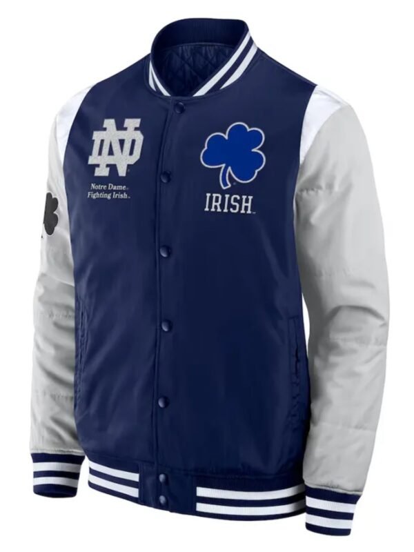 Elements Elite Notre Dame Fighting Irish Navy Stain Jacket