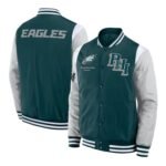 Elements Elite Philadelphia Eagles Green Satin Jacket