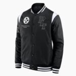Elements Elite Pittsburgh Steelers Black Satin Jacket