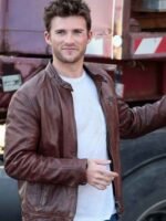 Epic Scott Eastwood Overdrive Style Leather Jacket For Mens