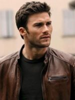 Epic Scott Eastwood Overdrive Style Leather Jacket For Mens