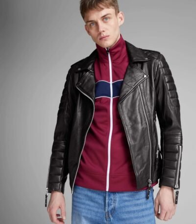 Exclusive Black Bomber Stylish Jacket