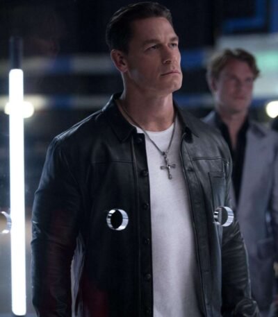 F9 The Fast Saga Jakob Toretto John Cena Black Leather Jacket