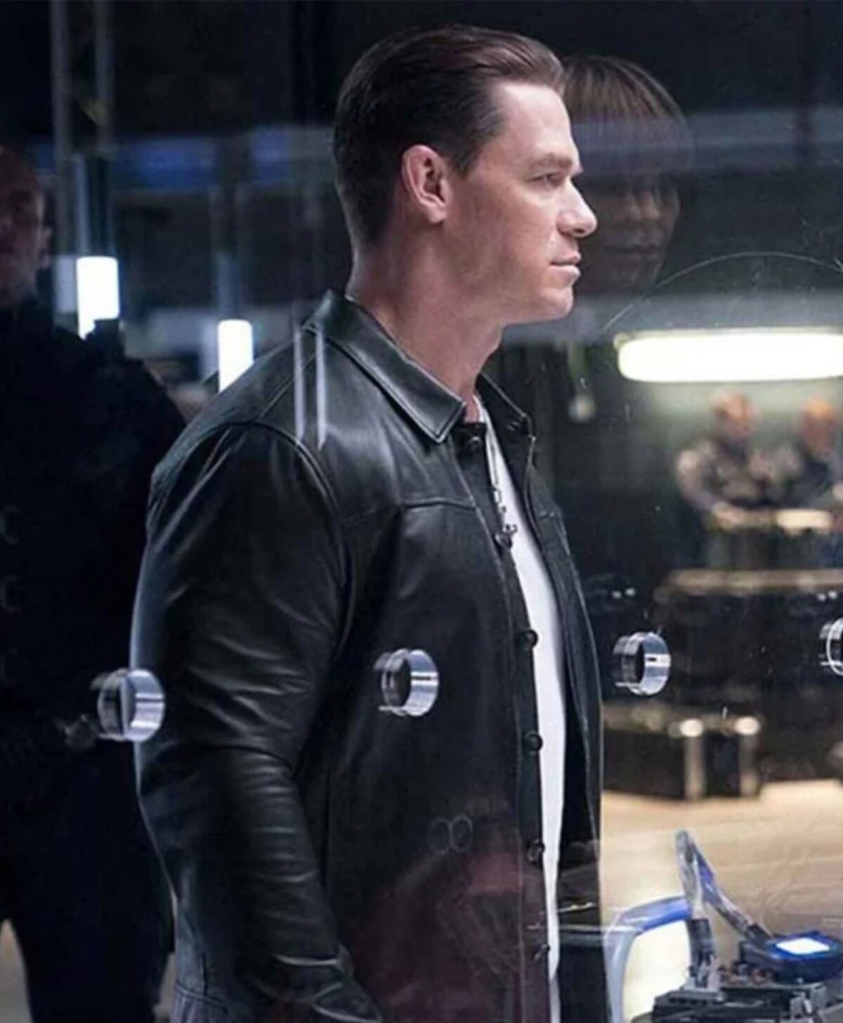 F9 The Fast Saga Jakob Toretto John Cena Black Leather Jacket