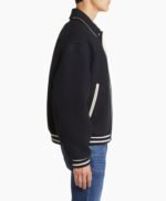 Fall Wool Blend Varsity Jacket