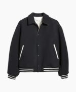 Fall Wool Blend Varsity Jacket