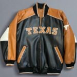 G-III Sports Texas Longhorns Leather Varsity Jacket