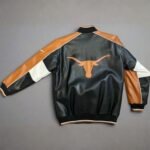 G-III Sports Texas Longhorns Leather Varsity Jacket