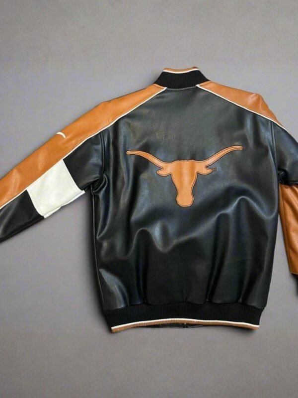 G-III Sports Texas Longhorns Leather Varsity Jacket