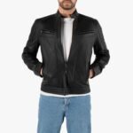 Genuine Leather Black Men's Jacket