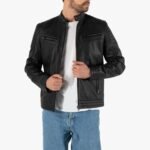 Genuine Leather Black Men's Jacket