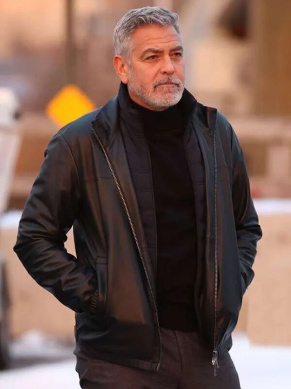 George Clooney Leather jacket