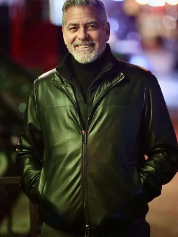 George Clooney Leather jacket