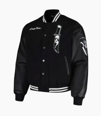 Ghostface Scream Horror Scary Slasher Varsity Jacket