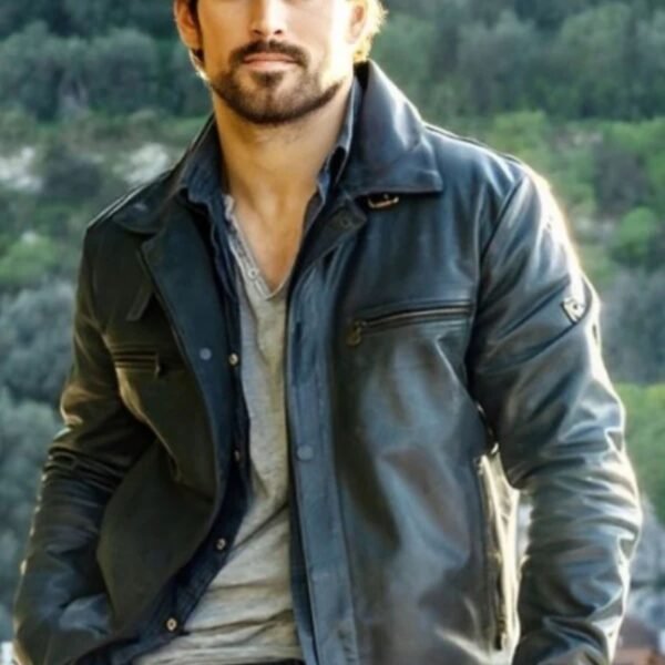 Giacomo Gianniotti Deceitful Love 2024 Leather Jacket