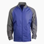Gray New York Giants Full Zip Windbreaker Jacket